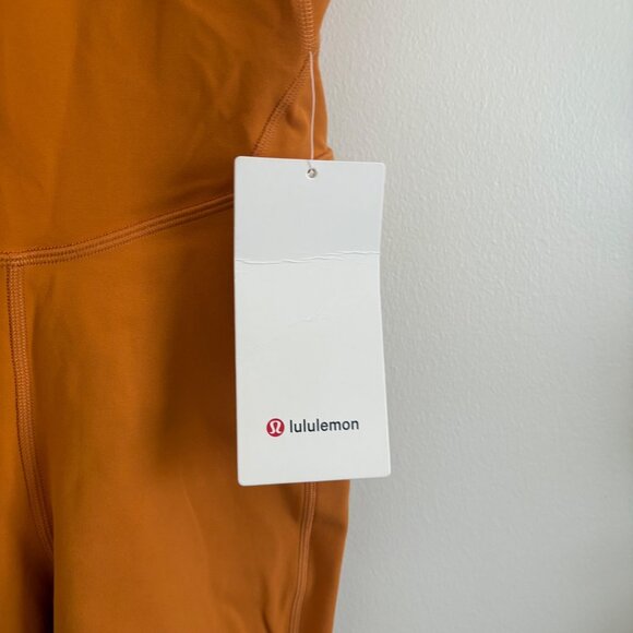 Lululemon Athletic Align Sleeveless Onesie Bodysuit 8” Autumn NWT Size 4 - Picture 7 of 7